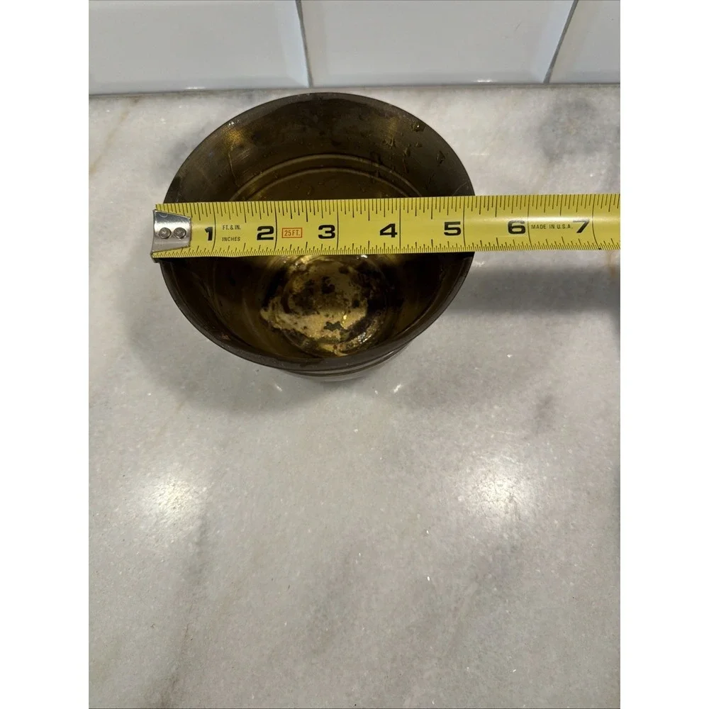Vintage Brass Pot Made In Korea For FTD Floral 1979
